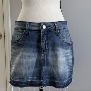 Calvin Klein Blue Pencil Mini Skirt Casual